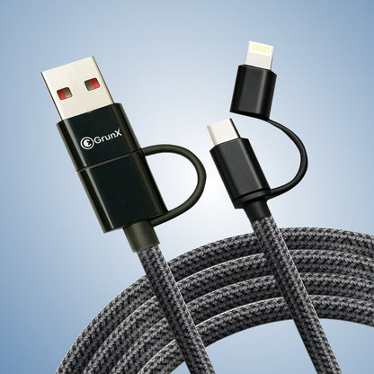 4 in 1 Magnetic Charging Cable Super - Rotating Tip Super
