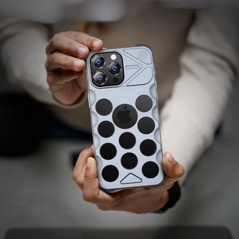 Case and Cover iPhone 16 Pro  Silver Man Showcasing Back View Thanos GrunX in India