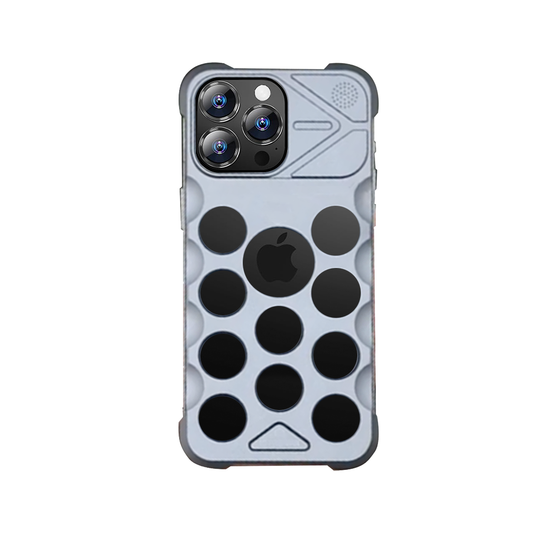 Case and Cover iPhone 16  Silver Back View Thanos GrunX in India