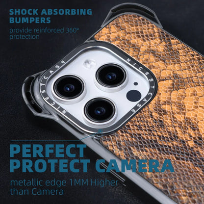 Slim iphone leather cover durable finish close view GRUNX India.
