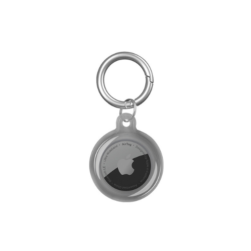 Airtag Case Apple Airtag  Black Protective AirTag Keychain Case And Metal Keyring Attachment Tokyo Grunx in India