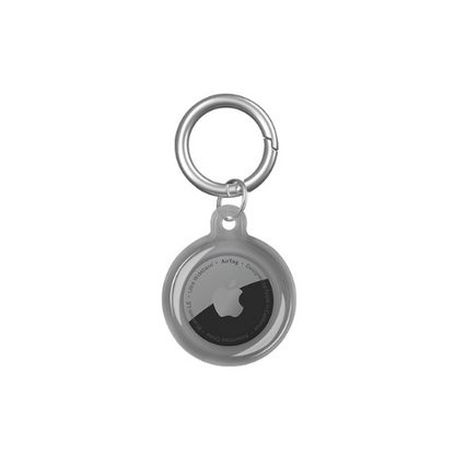 Airtag Case Apple Airtag  Black Protective AirTag Keychain Case And Metal Keyring Attachment Tokyo Grunx in India
