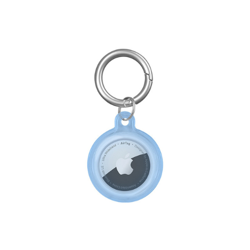 Airtag Case Apple Airtag  Blue Protective AirTag Keychain Case And Metal Keyring Attachment Tokyo Grunx in India