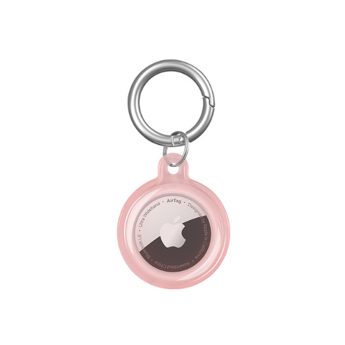 Airtag Case Apple Airtag  Pink Protective AirTag Keychain Case And Metal Keyring Attachment Tokyo Grunx in India