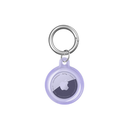 Airtag Case Apple Airtag  Purple Protective AirTag Keychain Case And Metal Keyring Attachment Tokyo Grunx in India