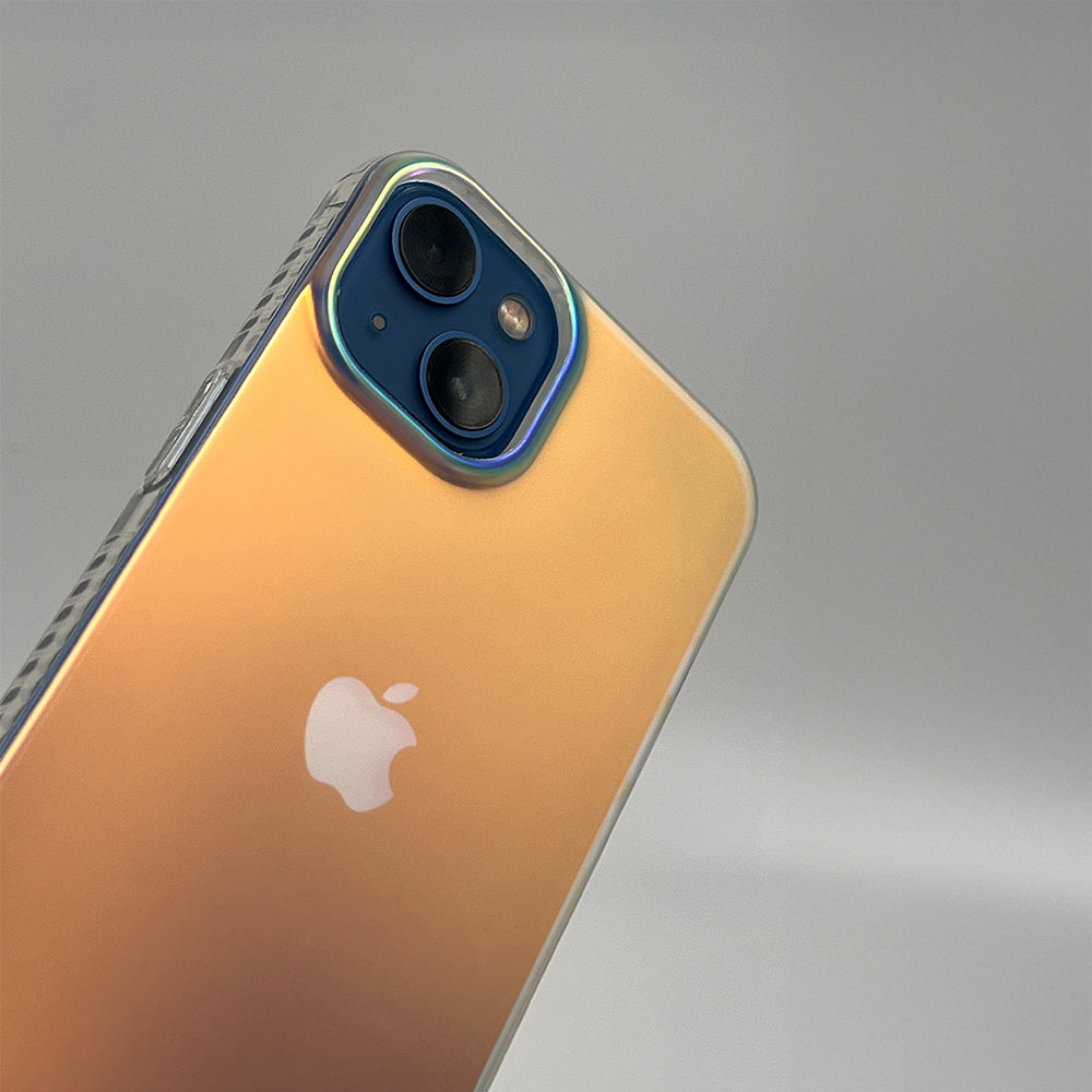 Case and Cover iPhone 13  Laser Gradient Camera View Trump GrunX in India