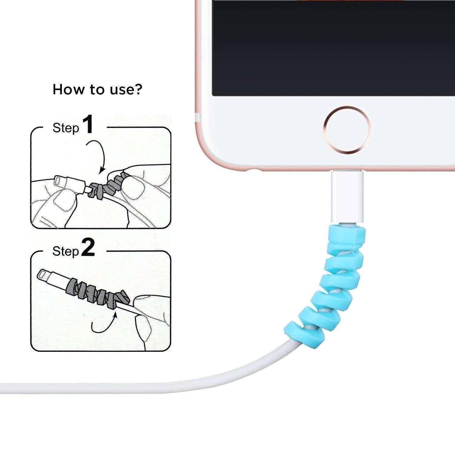 Range of Twist Premium Cable Protectors in different colors, allowing users to choose according to their preference – available at GrunX