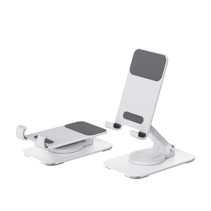 GRUNX Vista foldable tablet stand showing anti-slip base and ABS damping adjustment