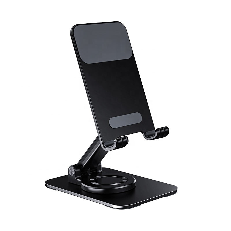 GRUNX Vista portable tablet and phone stand with adjustable viewing angle on office desk