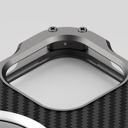Close-up GRUNX Xman aluminum alloy frame visible screws heavy-duty metal construction iPhone 15 Pro India