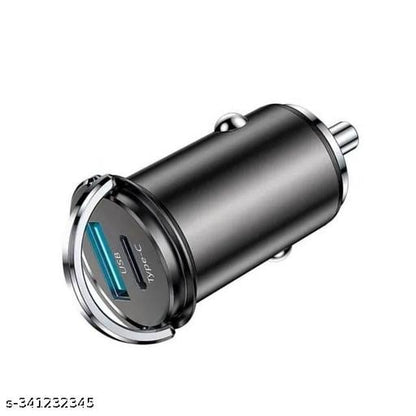 85W dual port car charging adapter with compact design, suitable for all vehicles – available at GrunX