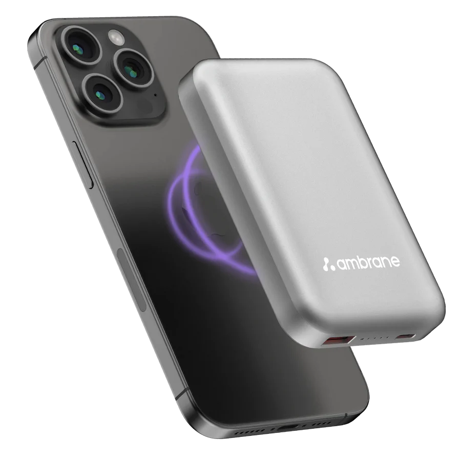 GRUNX Aerosync Snap rubberised premium build LED battery indicators SafeCharge technology compact pocket size